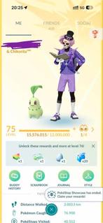 Pokémon Go account lvl 75 met veel zeldzame Pokémon, Spelcomputers en Games, Online, Gebruikt, 1 speler, Ophalen of Verzenden