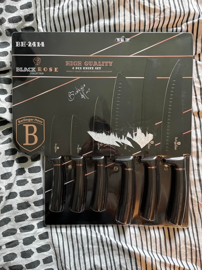 Berlinger Haus Messenset - 6-delig - Helemaal Nieuw!, Ophalen of Verzenden, Nieuw, Rvs of Chroom, Bestekset