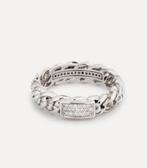 RING NATHALIE DIAMANT WITGOUD 18KT Buddha to Buddha, Sieraden, Tassen en Uiterlijk, Ophalen, Zo goed als nieuw, 17 tot 18, Dame