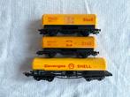 3x Lima Shell ketelwagons, Hobby en Vrije tijd, Modeltreinen | H0, Gebruikt, Gelijkstroom, Wagon, Ophalen of Verzenden