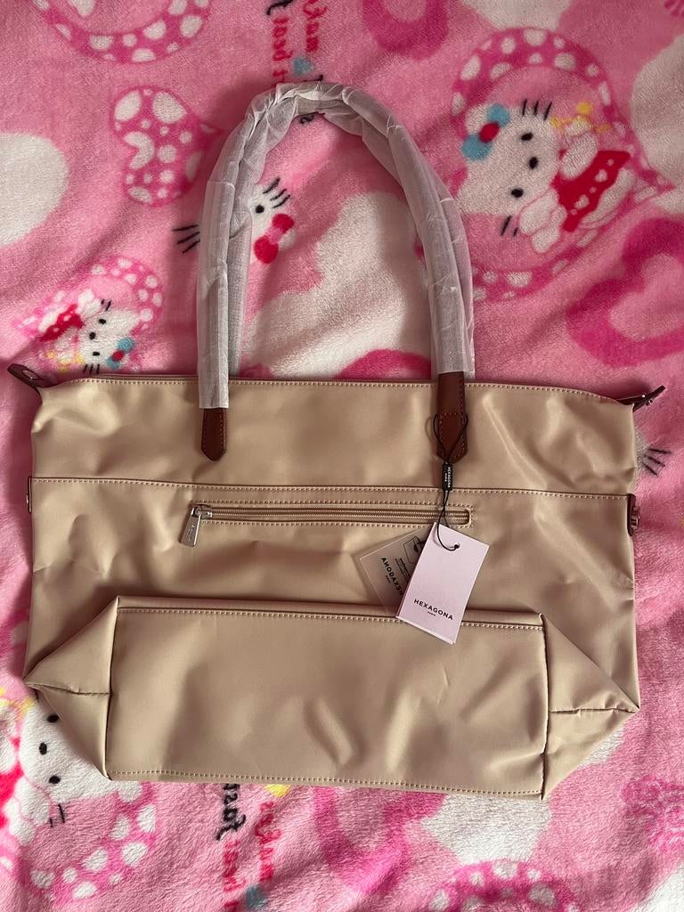 Hexagona - Handtas, Ophalen of Verzenden, Nieuw, Beige, Handtas