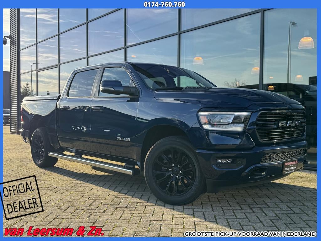 Dodge Ram 1500 Laramie Sport | Alpine | Wireless Apple Carpl, Automaat, 5654 cc, Blauw, 402 pk
