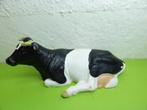 Schleich 13211 koe zwart wit liggend, diewrfiguur, Ophalen of Verzenden, Gebruikt, Boerderijdier, Beeldje of Figuurtje