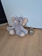 Knuffel olifant grijs en zeehond bruin/grijs, Ophalen, Zo goed als nieuw, Olifant