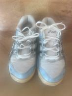 Asics Gel Rocket sportschoenen - wit, lichtblauw, zilver, Verzenden, Gedragen, Wit, Sportschoenen