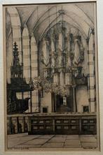 Ets Zwolle Bob BROBBEL (Vlaardingen 1907 - Amsterdam 1971), Antiek en Kunst, Kunst | Etsen en Gravures, Verzenden