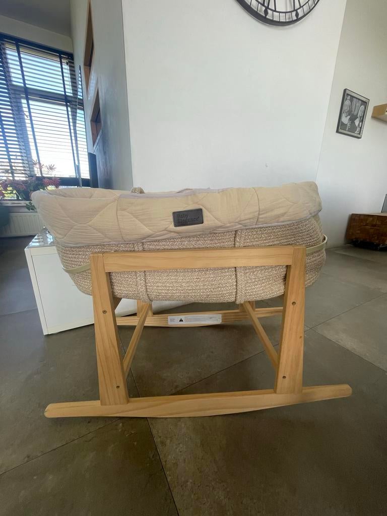 Baby Elegance Moses mandje met schommelstandaard, Kinderen en Baby's, Babywiegjes en Ledikanten, Ophalen, Zo goed als nieuw, Wieg