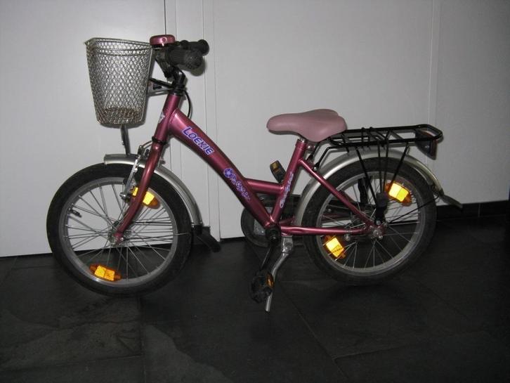 Fiets Loekie coolgirl 16" (rose),Z.G.A.N.!! (0306), Diversen, Sinterklaas, Zo goed als nieuw, Ophalen of Verzenden