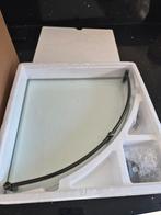 Maxaro Glazen Hoekplankje Zwart Chroom, Ophalen of Verzenden