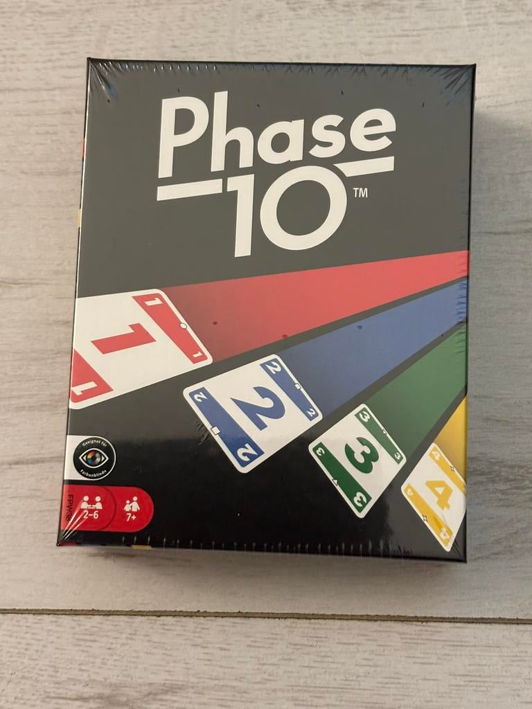 Phase 10 (nog nieuw in folie), Hobby en Vrije tijd, Gezelschapsspellen | Bordspellen, Ophalen of Verzenden, Nieuw