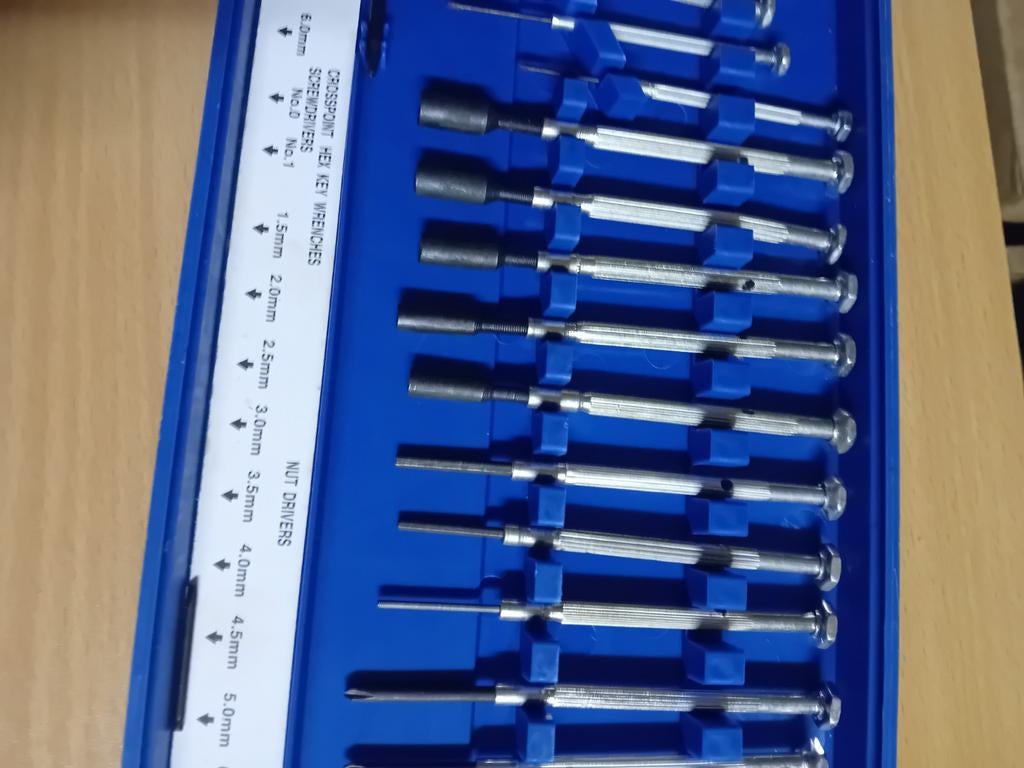 Precisie schroevendraaierset - 24-delig, Ophalen of Verzenden, Gebruikt