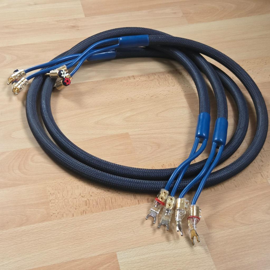 Siltech LS-88 G5 pure silver-gold luidsprekerkabels, Audio, Tv en Foto, Audiokabels en Televisiekabels, Ophalen of Verzenden, Zo goed als nieuw