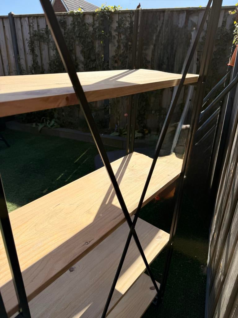 Kast met schappen 1.80 h x 80 b x 30 diep, Ophalen, Met plank(en), Gebruikt, 50 tot 100 cm