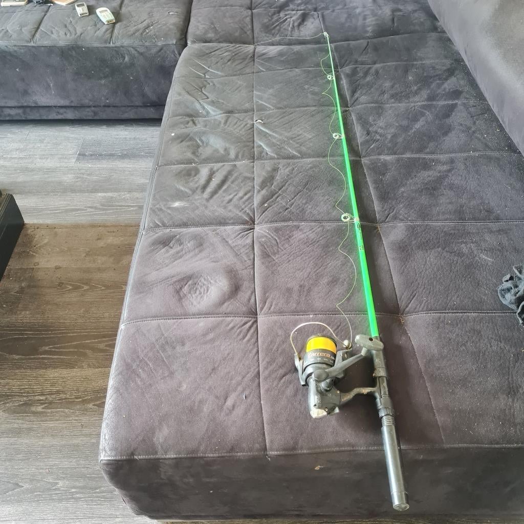 2 xWerphengel met molen rn koffermet div., Watersport en Boten, Ophalen of Verzenden