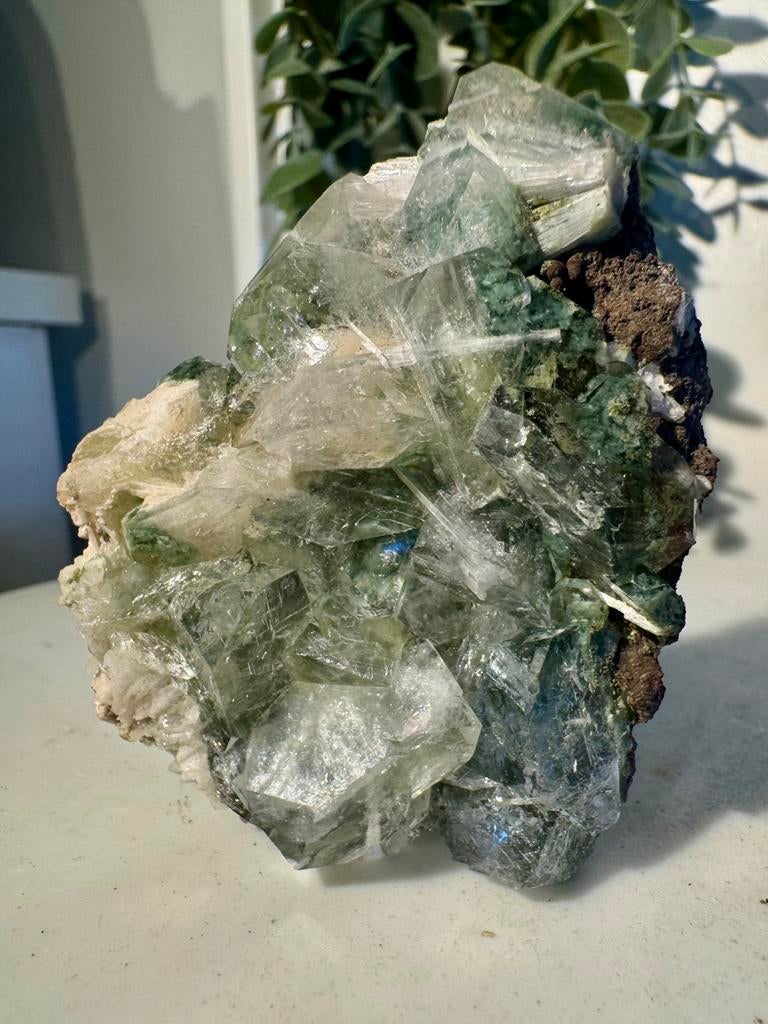 Lodoliet apofylliet, Verzamelen, Mineralen en Fossielen, Ophalen of Verzenden