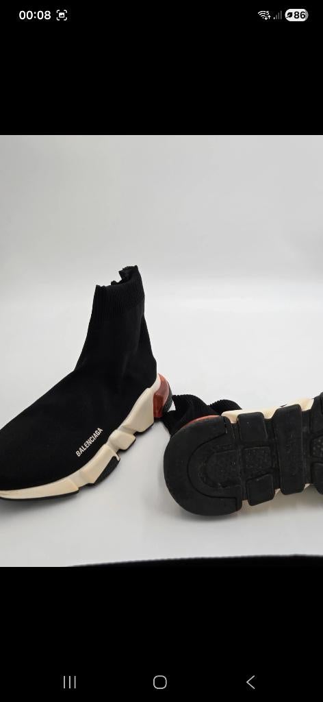 Zwarte Sock Sneakers Maat 40 Trendy Stretch Schoenen, Kleding | Heren, Schoenen, Zwart, Ophalen of Verzenden, Sneakers of Gympen