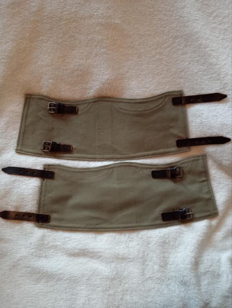 Duitse repro beenkappen / gamaschen, Ophalen of Verzenden, Landmacht, Duitsland, Kleding of Schoenen