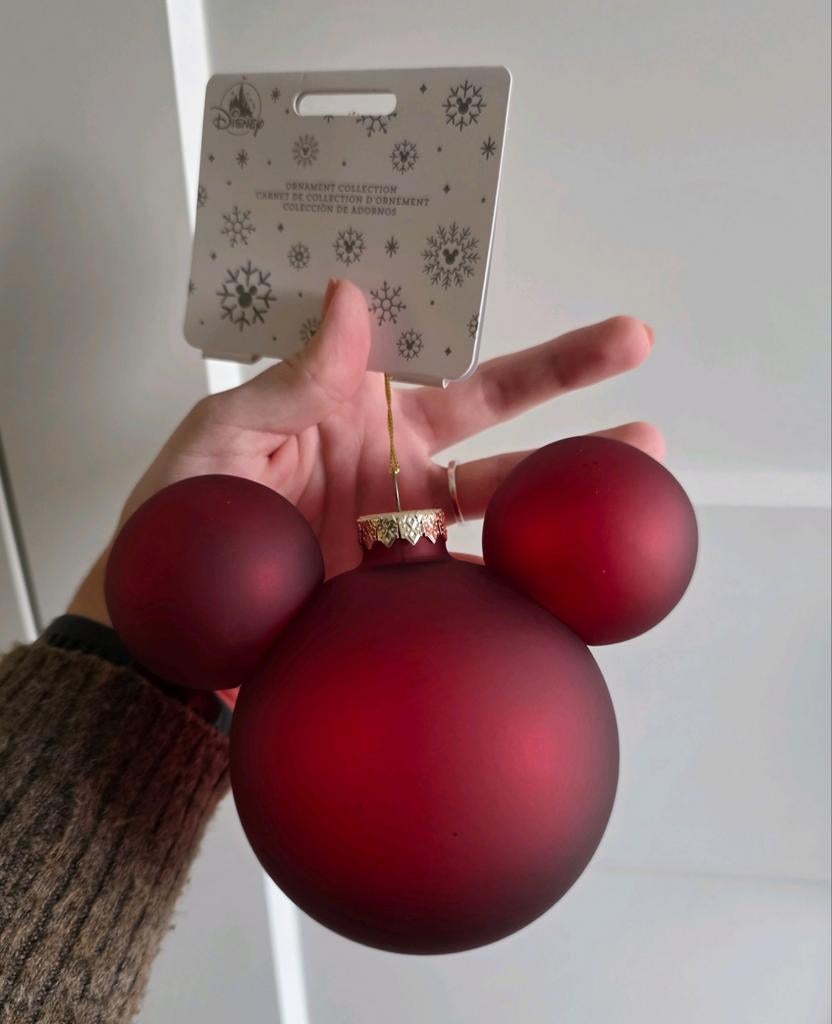 Disney Store Mickey Mouse kerstbal kerst ornament NIEUW, Verzamelen, Disney, Ophalen of Verzenden, Mickey Mouse, Nieuw