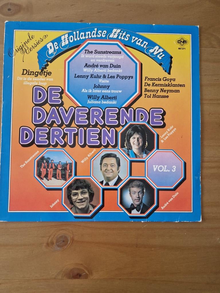 LP De Daverende Dertien Vol. 3 - Hollandse Hits van Nu, Gebruikt, Ophalen of Verzenden, 1970 - 1979, Levenslied of Smartlap