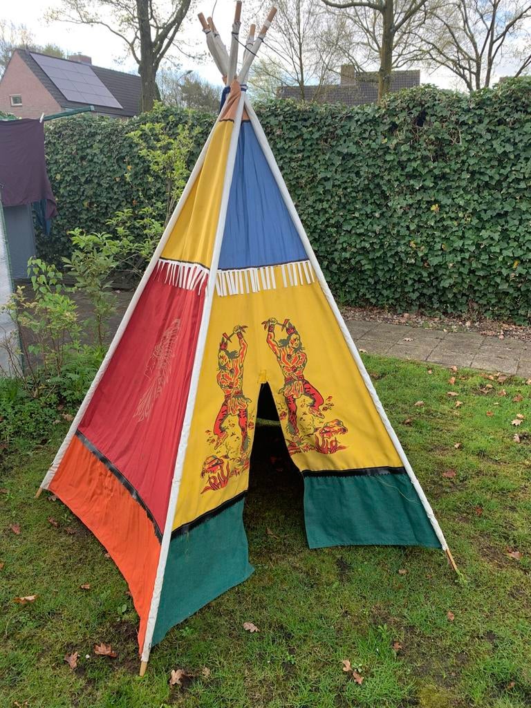 Kinder wigwam.  Vintage indianen tent., Kinderen en Baby's, Ophalen, Gebruikt