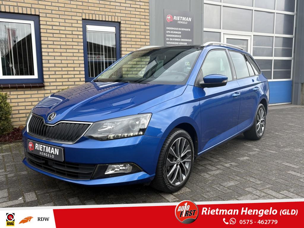 Skoda Fabia Combi 1.2 TSI Edition PANO-TREKHAAk-PARK SENSOR, 21 km/l, Euro 6, 4 cilinders, Blauw