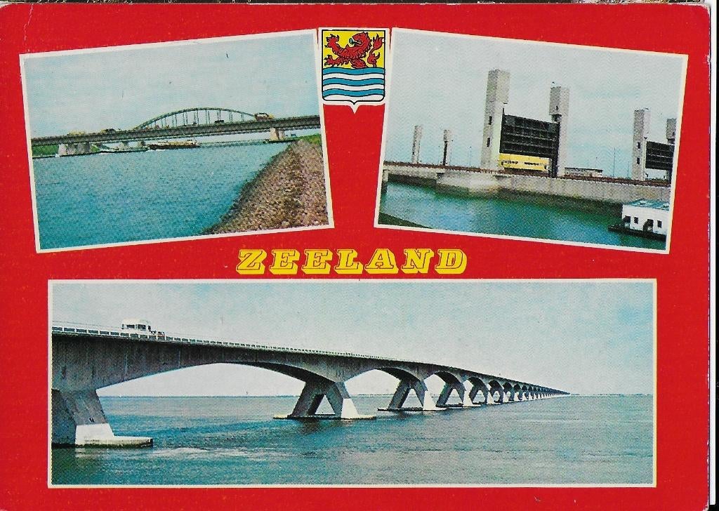 T 73 Gelopen ansichtkaart Zeeland, Ophalen of Verzenden, 1980 tot heden, Gelopen, Zeeland