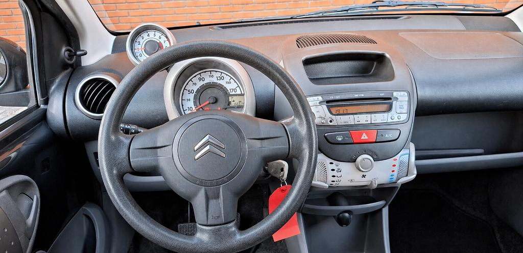 Citroën C1 5-deurs Airco – Lage km – Zuinig – Rijklaar, Auto's, Citroën, Voorwielaandrijving, Stof, Elektrische ramen, 4 stoelen