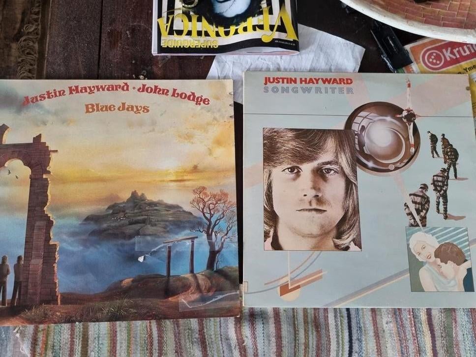 Justin Hayward - Songwriter en Blue Jays vinyl LP's, Ophalen of Verzenden, Zo goed als nieuw, 12 inch