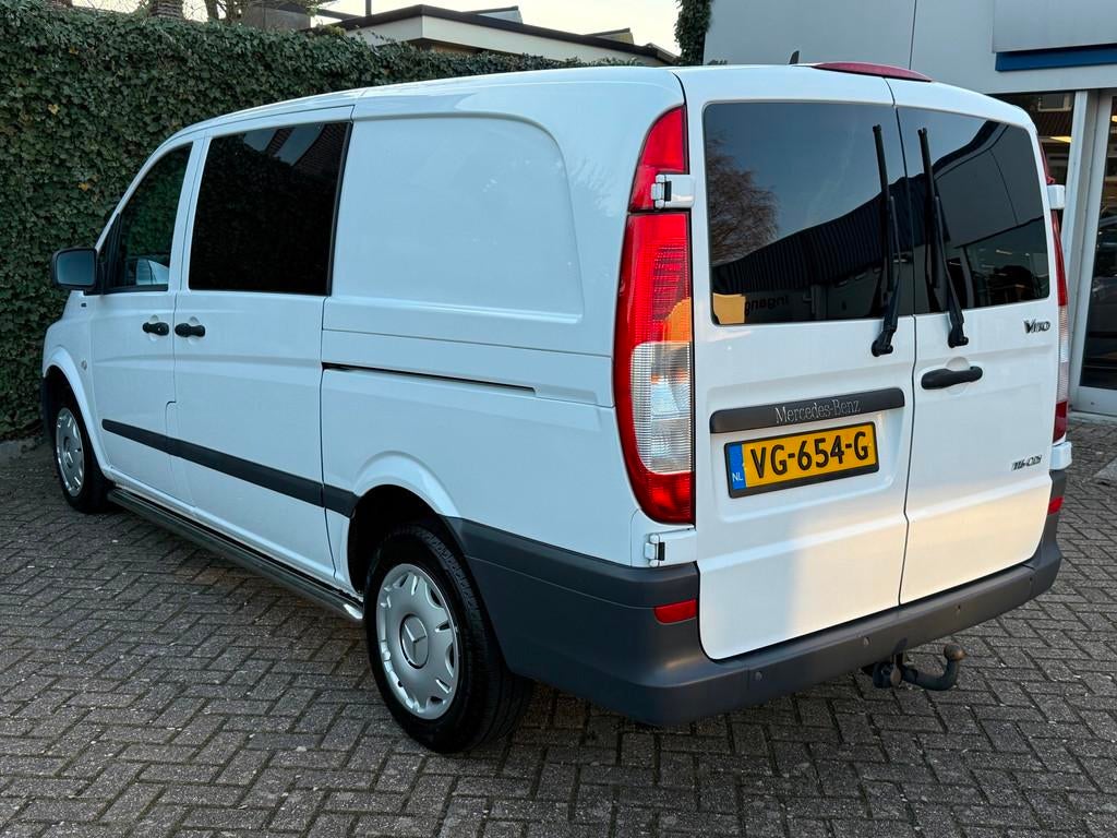 Mercedes-Benz Vito 116 CDI 320 Lang | Airco | Cruise | Trekh, Auto's, Euro 5, Gebruikt, Zwart, 4 cilinders