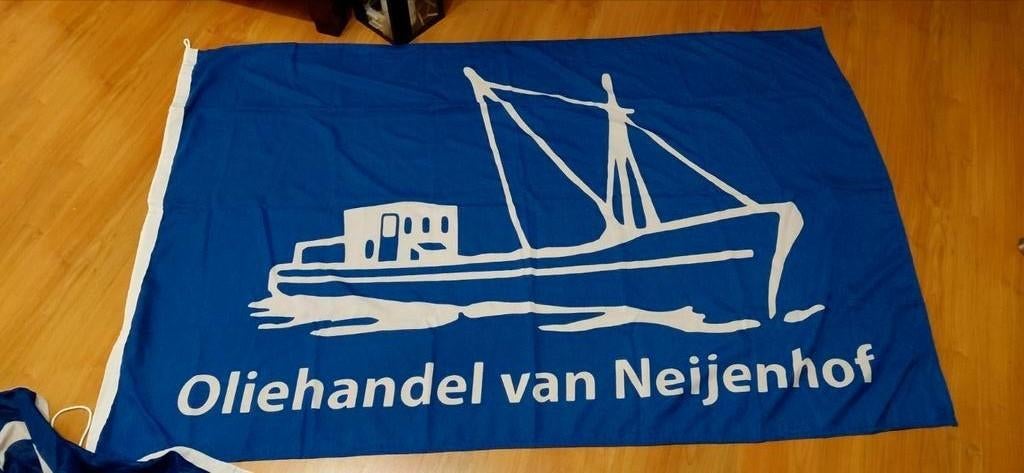 Oliehandel van Neijenhof vlag 95x150, Ophalen of Verzenden