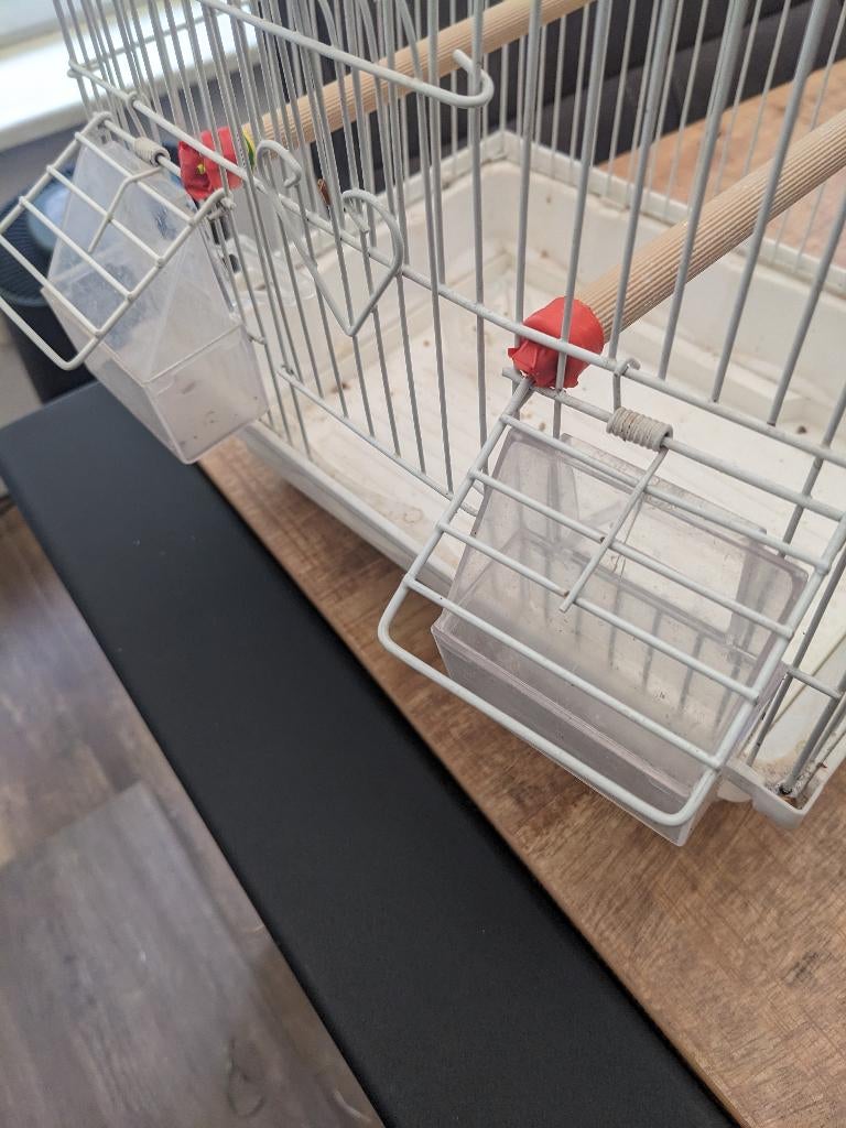 kleine vogel kooi voor kleine vink of sijs, Dieren en Toebehoren, Ophalen, Gebruikt, Metaal, Vogelkooi