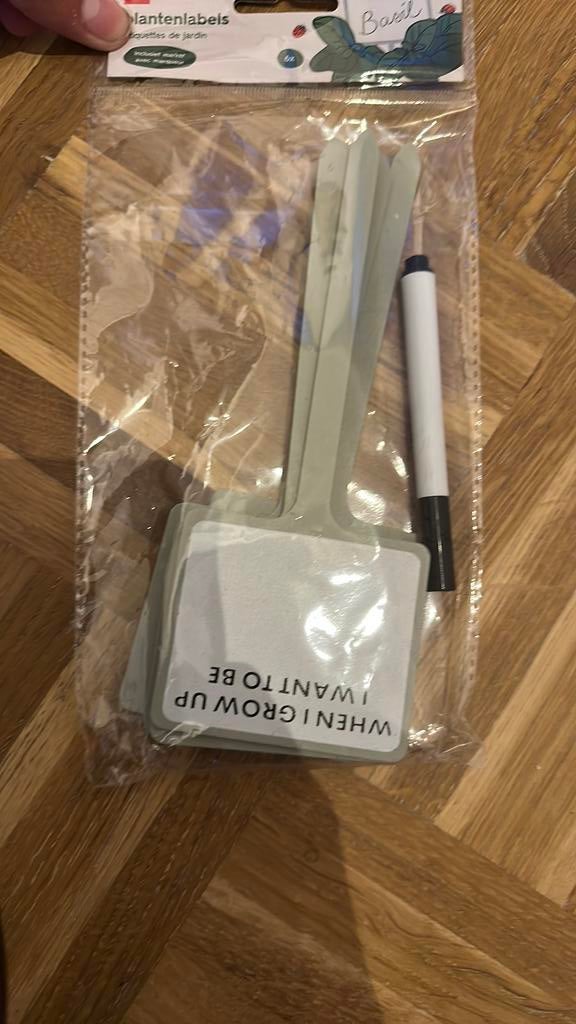 Plantenlabels Hema nieuw, Ophalen, Eenjarig, Overige soorten, Volle zon