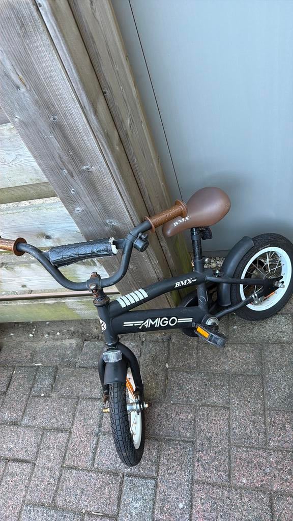Kinder Fiets, Fietsen en Brommers, Ophalen, Zo goed als nieuw, Staal, 24 inch of meer
