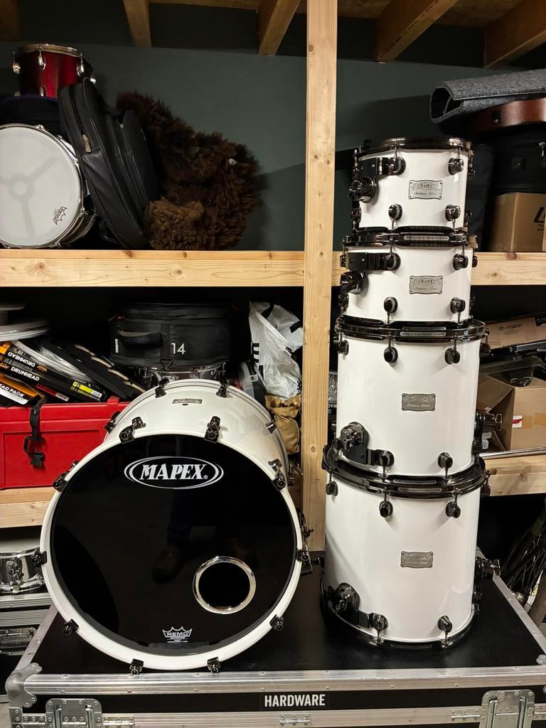 Mapex Saturn Arctic White, Ophalen of Verzenden, Zo goed als nieuw, Overige merken