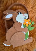 Paashaas tasje van Vilt, Ophalen