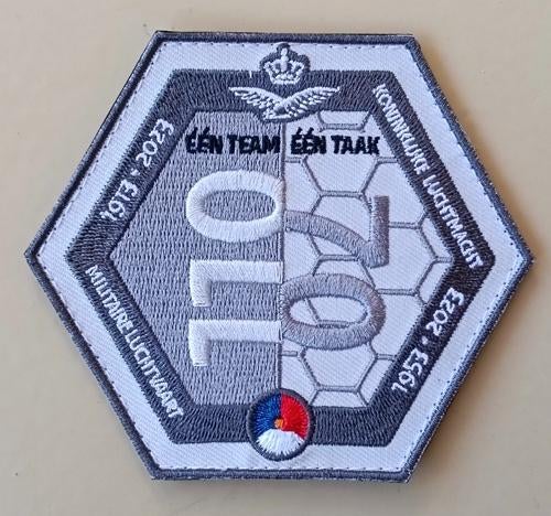 patch KLu ÉÉN TEAM ÉÉN TAAK, Verzamelen, Verzenden, Luchtmacht, Nederland, Embleem of Badge