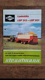 STRAUTMANN LADEBLITZ LBF 313  - LBF 801 opraap-doseerwagen, Ophalen of Verzenden, Zo goed als nieuw, Folder