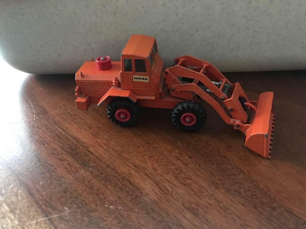 Matchbox. Hatra Tractor shovel king size nr. K3, Ophalen of Verzenden, Gebruikt, Tractor of Landbouw
