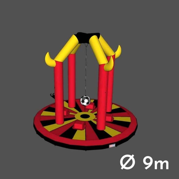 opblaasbare attractie of spelkussen: swing him off, Hobby en Vrije tijd, Feestartikelen | Verhuur, Zo goed als nieuw, Overige