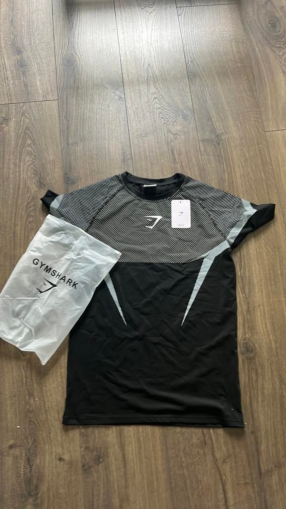 Gymshark onyx v5 maat M, Kleding | Heren, Fitness, Maat 48/50 (M), Zwart, Nieuw