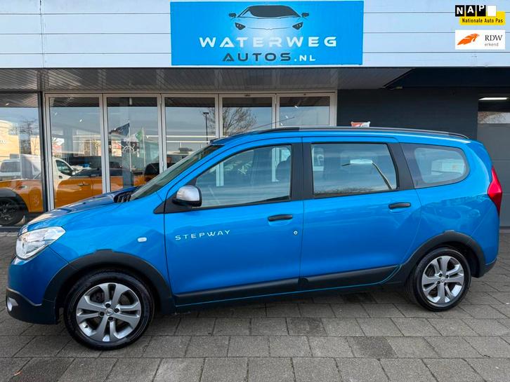 Dacia Lodgy 1.2 TCe Stepway 5p. NAVI|CRUISE CONTROL|AIRCO, Auto's, Dacia, Bedrijf, Te koop, Lodgy, ABS, Airbags, Airconditioning