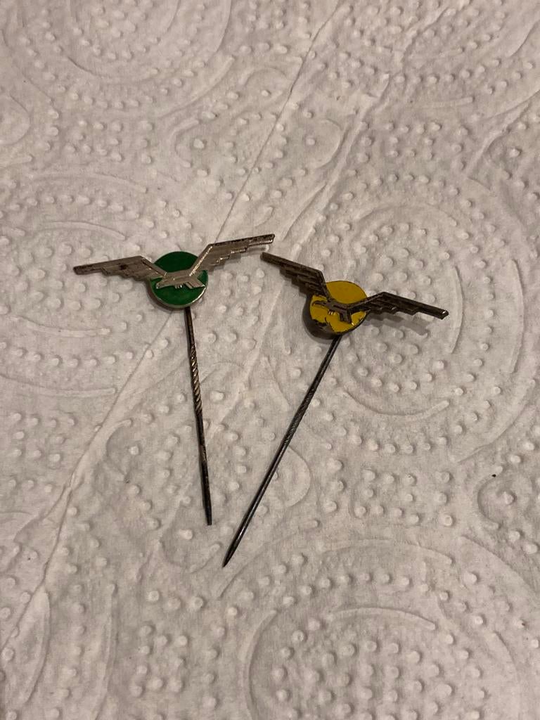 Set speldjes wing, Verzamelen, Speldjes, Pins en Buttons, Ophalen of Verzenden, Zo goed als nieuw, Overige onderwerpen