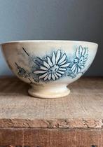 Antieke beboterde franse spoelkom zeldzaam, Ophalen of Verzenden