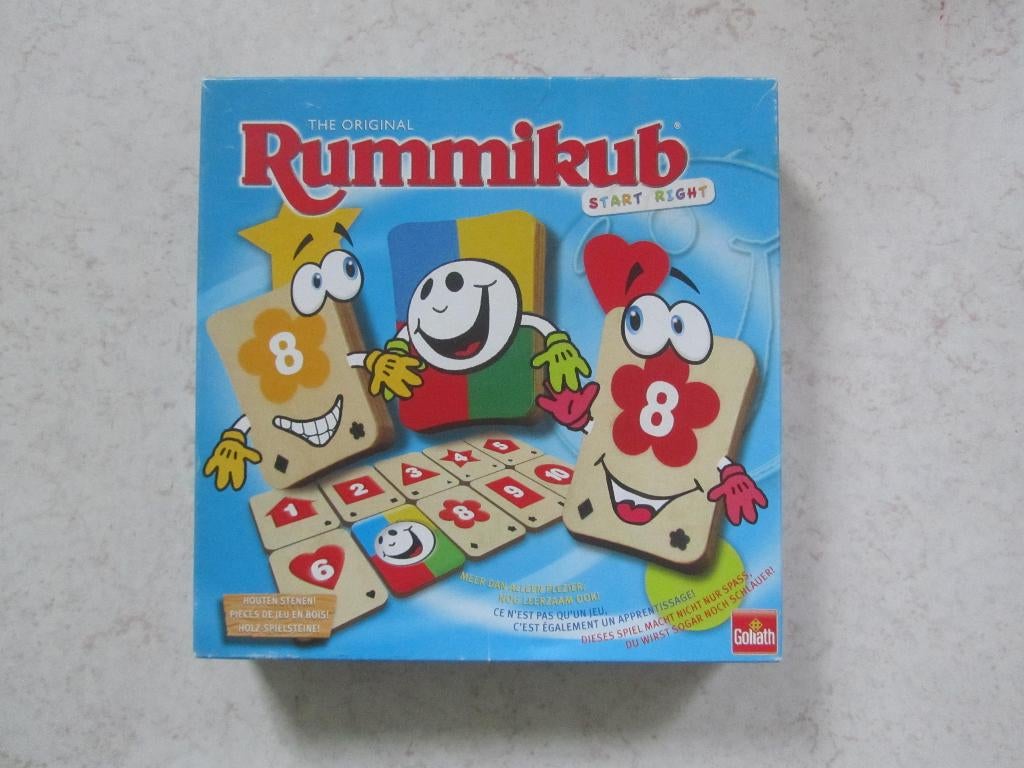 Rummikub Start Right van Goliath voor kinderen, Ophalen of Verzenden, Zo goed als nieuw, Rekenen