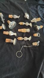 14 FlessenKurk  zie foto's, Ophalen of Verzenden, Zilver, Overige merken