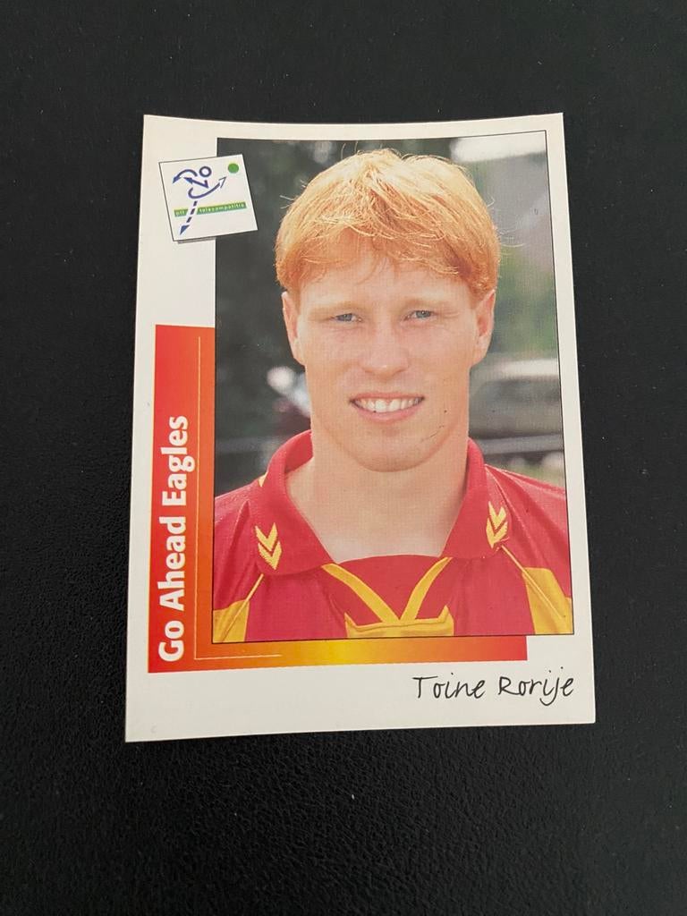 Toine Rorije - Go Ahead Eagles - Panini Voetbal 96, Ophalen of Verzenden, Zo goed als nieuw, Overige binnenlandse clubs, Poster, Plaatje of Sticker