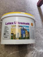 10 liter Latex Ultramatt muurverf RAL 9010, 10 tot 15 liter, Ophalen, Nieuw, Wit