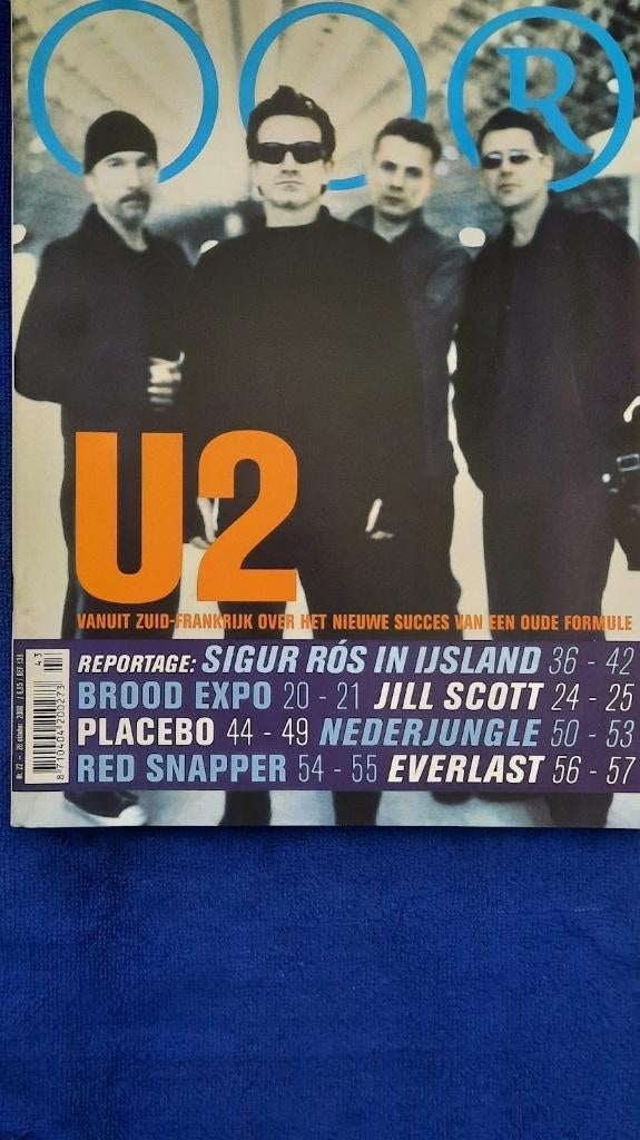 OOR 22-2000 U2 Sigur Ros Placebo Jill Scott Harris Everlast, Ophalen of Verzenden, Zo goed als nieuw, Muziek, Film of Tv