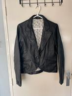 Transmission leren jasje, mt S/M, Kleding | Dames, Jasjes, Kostuums en Pakken, Zwart, Ophalen of Verzenden, Jasje, Maat 36 (S)