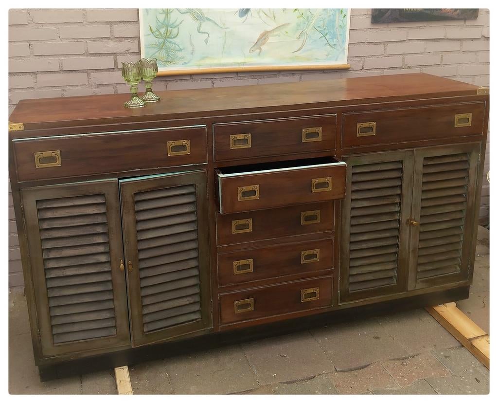 Gave vintage kast, Ophalen, 25 tot 50 cm, Metaal, Minder dan 100 cm
